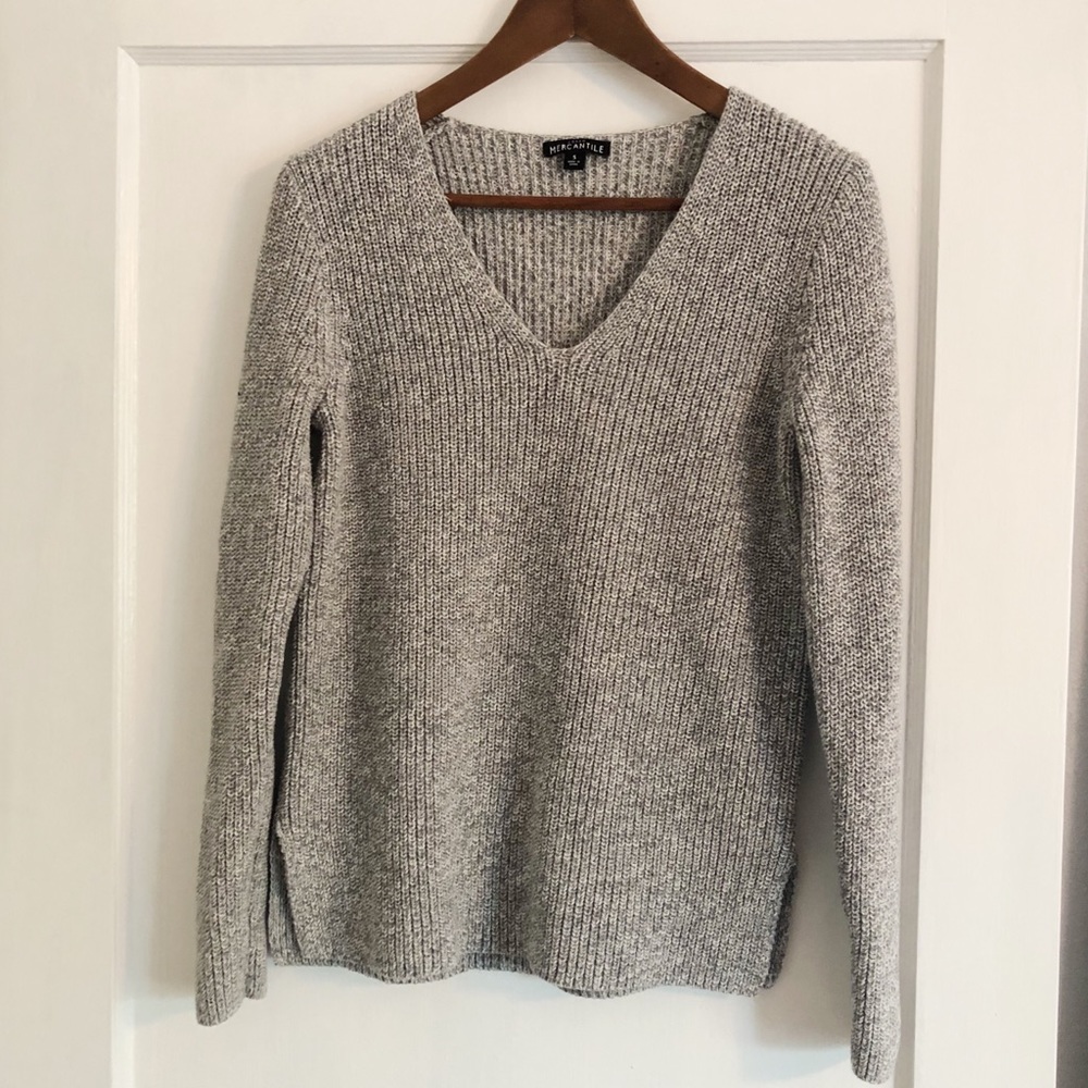J. Crew v neck knit sweater